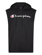 Hooded Sleeveless T-Shirt Sport Sweat-shirts & Hoodies Hoodies Black C...