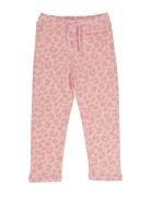 Uv-Long Pants Pink Leo 01 122/128 Bottoms Sweatpants Pink Geggamoja