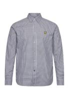 Shepherd Check Shirt Tops Shirts Casual Navy Lyle & Scott