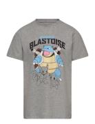 T-Shirt Ss Tops T-shirts Short-sleeved Grey Minymo