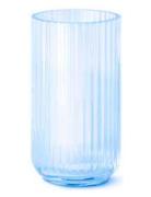 Lyngby Vasen 20Cm Lyseblå Glas Home Decoration Vases Big Vases Blue Ly...