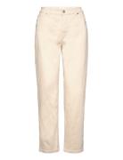 Mollyfv Ankle Bottoms Jeans Straight-regular Beige FIVEUNITS