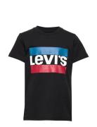 Te-S/S Tee Tops T-shirts Short-sleeved Blue Levi's