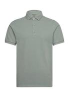 Mmgharvey Faded Polo Tops Polos Short-sleeved Khaki Green Mos Mosh Gal...