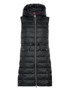 Women Vests Outdoor Woven Long Vests Padded Vests Black Esprit Casual