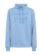 Sc-Banu Tops Sweat-shirts & Hoodies Sweat-shirts Blue Soyaconcept