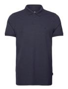 Jbs Of Dk Polo Pique Tops Polos Short-sleeved Navy JBS Of Denmark