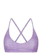 Simi Bikini Top Swimwear Bikinis Bikini Tops Bandeau Bikinitops Purple...