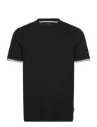 Thompson 04 Tops T-shirts Short-sleeved Black BOSS