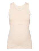 Nursing Tanktop Tops T-shirts & Tops Sleeveless Beige Boob