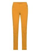 Cecilie Flex Pnt Goldenyellow Mel Xs Sport Sport Pants Gold Bergans