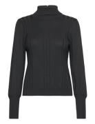 Srmorgan Rollneck Knit Tops Knitwear Turtleneck Black Soft Rebels