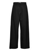 Vidda Trouser Bottoms Trousers Wide Leg Black HOLZWEILER