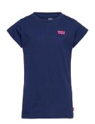 Levi's® Graphic Tee Shirt Tops T-shirts Short-sleeved Blue Levi's