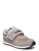 New Balance 574 Kids Hook & Loop Sport Sneakers Low-top Sneakers Grey ...