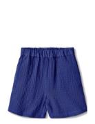 Hello Shorts Bottoms Shorts Blue Fliink