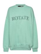 Sweat Logo Crewneck Tops Sweat-shirts & Hoodies Sweat-shirts Green ROT...