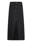 Maxi Skirt Langt Skjørt Black Lee Jeans