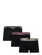 Trunk 3P Power Boksershorts Black BOSS