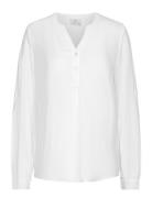 Kamilia Blouse Tops Blouses Long-sleeved White Kaffe