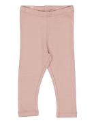 Rib Leggings Bottoms Leggings Pink Wheat