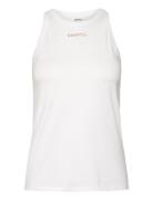 Core Essence Mesh Singlet W Sport T-shirts & Tops Sleeveless White Cra...