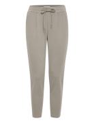 Ihkate Pa Bottoms Trousers Straight Leg Beige ICHI