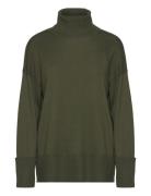 Fralma Pu 5 Tops Knitwear Turtleneck Green Fransa