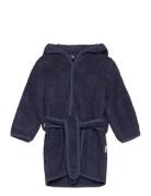 Bath Robe Morgenkåpe Badekåpe Navy Pippi