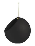 Globe Hængende Blomsterpotte Home Decoration Flower Pots Black AYTM