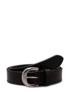 Classic Round Lthr Belt 25Mm Belte Black Calvin Klein