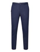 Slhslim-Oasis Linen Trs Noos Bottoms Trousers Formal Black Selected Ho...