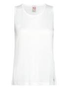 Sanne Tanktop Sport T-shirts & Tops Sleeveless White Kari Traa