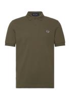 The Fred Perry Shirt Tops Polos Short-sleeved Green Fred Perry