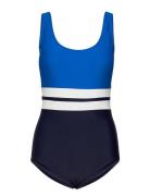 Piquant Swimsuit Badedrakt Badetøy Blue Abecita