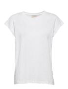 Leti Tee Tops T-shirts & Tops Short-sleeved White Minus