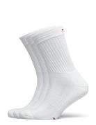 Tennis Performance Crew Socks 3 Pack Sport Socks Regular Socks White D...