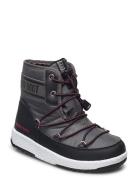 Mb Jr Boy Mid Wp 2 Vinterstøvletter Med Snøring Grey Moon Boot