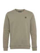 Basic Organic Crew Tops Sweat-shirts & Hoodies Sweat-shirts Grey Clean...