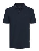 Jjebasic Polo Ss Noos Tops Polos Short-sleeved Navy Jack & J S