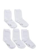 Ankle Sock -Solid Sokker Strømper White Minymo