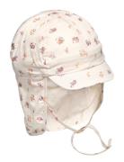 Sun Hat W. String Solhatt Cream En Fant