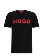 Dulivio Designers T-shirts Short-sleeved Black HUGO