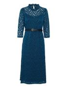 Crgila Lace Dress - Zally Fit Knelang Kjole Navy Cream