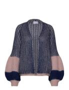 Liana Knit Cardigan Tops Knitwear Cardigans Navy Noella