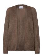 Joseph Cardigan Solid Tops Knitwear Cardigans Brown Noella