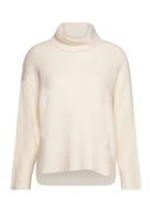 Knit Rib Turtleneck Tops Knitwear Turtleneck Beige Tom Tailor