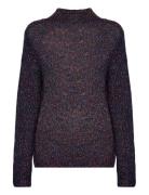 Frspotta Pu 1 Tops Knitwear Jumpers Purple Fransa