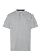 Reg Contrast Pique Ss Polo Tops Polos Short-sleeved Grey GANT