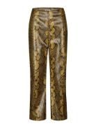 Norma Bottoms Trousers Straight Leg Yellow Baum Und Pferdgarten